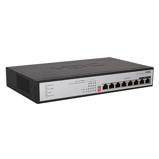 H3C (H3C) 8-port full Gigabit enterprise-level unmanaged POE power supply switch network cable splitter splitter enterprise office home campus dormitory network Ethernet switch S1208V-HPWR 8-port Gigabit POE+/125W 8-port Gigabit camera dedicated security monitoring network cable hub