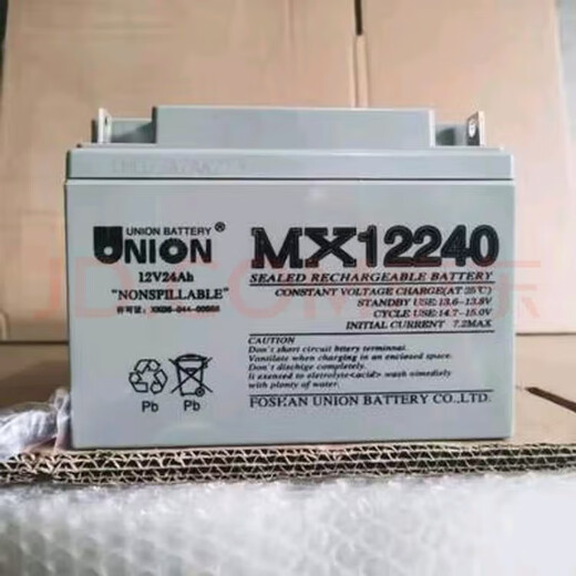 UNION韩国友连蓄电池MXVT12240 12V2AH5AH7AH12AH17AH24AH40A机房通讯 MX12170/12V17AH