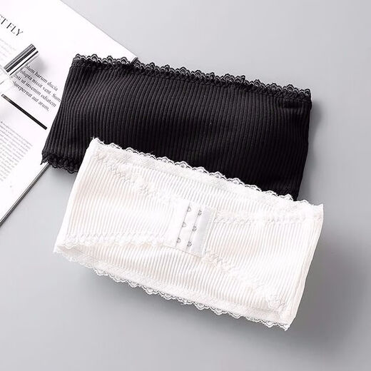 Jeff Han strapless underwear women's push-up non-slip tube top wrap bra female students Korean style junior high school bra no steel rims strapless Yahei one size