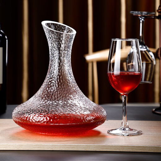 Hedara crystal glass personalized decanter set luxury red wine wine divider red wine jug household European wine set volume price decanter with handle 1500ml