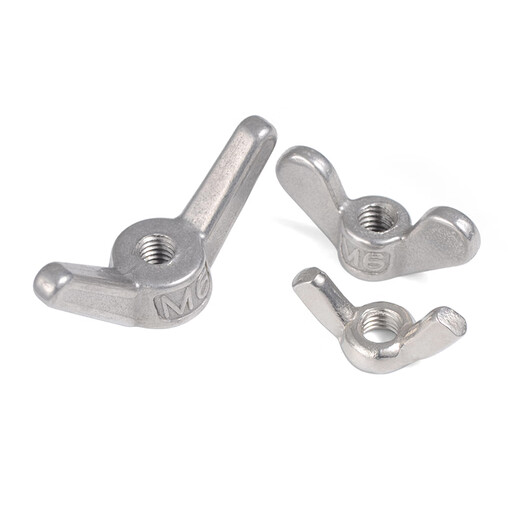 Jinggong 304 stainless steel claw nut, butterfly nut, butterfly hand nut, Yuanbao nut M6 (Yuanbao/5 pieces)