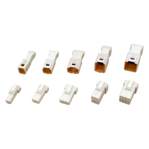 Cast solid waterproof connector automotive dustproof male and female butt terminal with wire harness connector plug 2-hole male and female set with wire