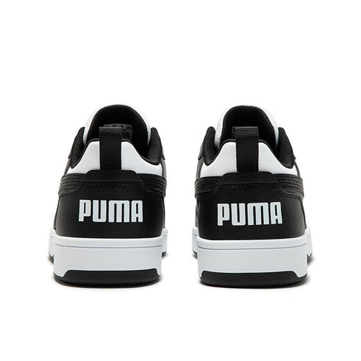 彪马（PUMA）经典复古透气小白鞋男女百搭运动休闲板鞋REBOUND 392328 白-黑色-白-01 41