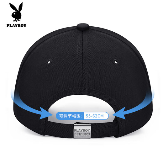 Playboy hat men four seasons baseball hat sun protection spring and summer casual fashionable breathable baseball cap sun hat women black