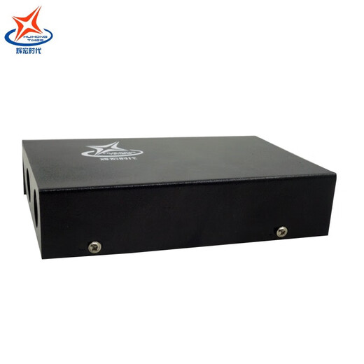 Huihong Times optische Faseranschlussbox Optische Kabel-Kabel-Kabel-Dehnung 4-Port 8-Port 12-Port 24-Port 48-Port 96-Kern Vollgestützt mit Heckfaserflansch-haltigem geschmolzener Faserscheibe optische Endbox optische Faserverlängerungsbox-Verteilungsrahmen [4-Port-leere Box] Quadratische Port SC/LC/LC