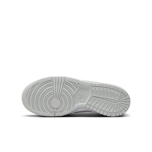 NikeOutlets Nike Dunk Low (GS) Zapatillas de tablero de deportes para niños grandes Dh9765 004 Blanco Gold/Blanco/Gris frío/Luz transparente Azul 35.5