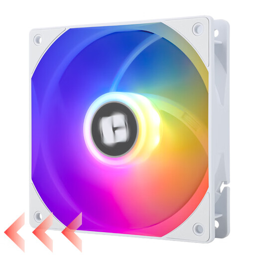 Thermalright(利民)  TL-C12RW-S V2白色argb12cm机箱风扇反转反出风 风扇 幻彩风扇ARGB 4PIN PWM调速风扇