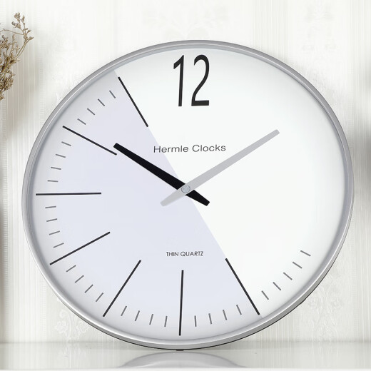 Hermle Clocks 时钟客厅挂钟现代简约时尚创意挂表卧室石英钟表客厅挂表 QW206-310001