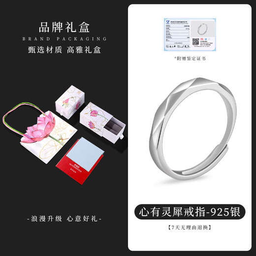 Old silversmith men's index finger s925 silver ring single ring geometric section personality versatile trendy men's silver ring