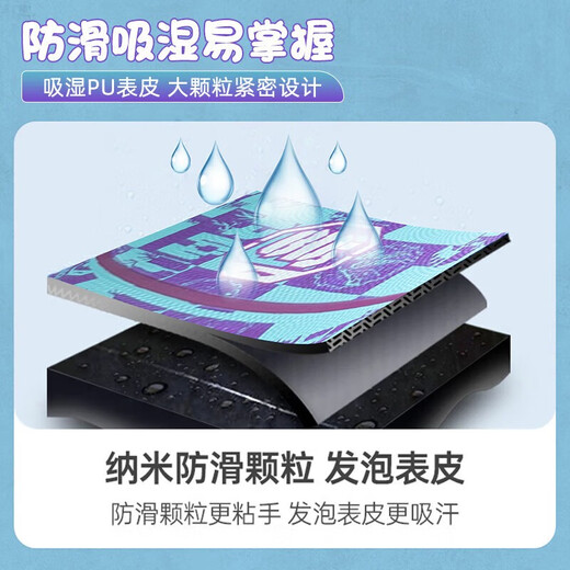 李宁（LI-NING）篮球儿童青少年软弹室内外通用防滑耐磨涂鸦反伍蓝球成人比赛训练 5号青少年专用695-6