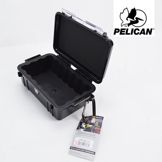 
PELICAN (PELICAN) American PELICAN 1050 outdoor explosion-proof waterproof box mobile phone storage box Tangganese safety protection box digital camera protection box waterproof moisture-proof shock absorbing box blue transparent