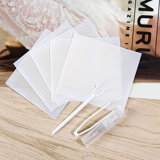 UPLUS Mesh Lace Hollow Invisible Double Eyelid Sticker 480 Tape Tool Natural Traceless Beauty Eye Sticker Long Lasting Olive Shape 480 Sticker Thin Single Eyelid Small Inner Double