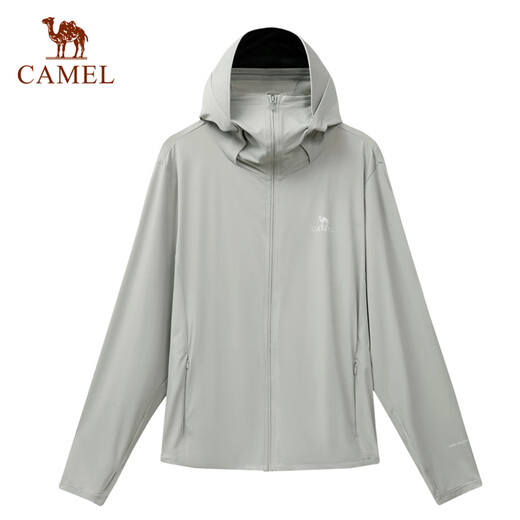 骆驼（CAMEL）冰感原纱防晒衣男女抗紫外线运动速干情侣皮肤衣夏723BA6B367