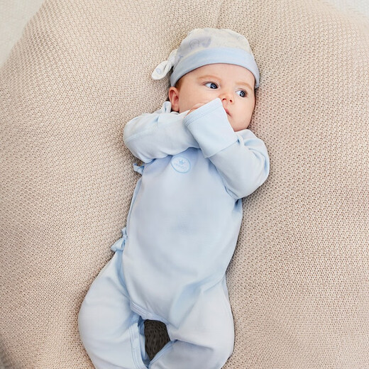 英氏（YEEHOO）新生儿衣服礼盒套装初生婴儿男女宝宝礼物满月服纯棉新生礼盒送礼 天空之境【6件套-精梳棉】 66cm