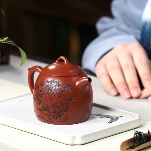 Hidden Pot World Government Subsidy Yixing Purple Clay Pot Purely Handmade Purple Clay Tea Set Teapot Dahongpao Qinquan Pot