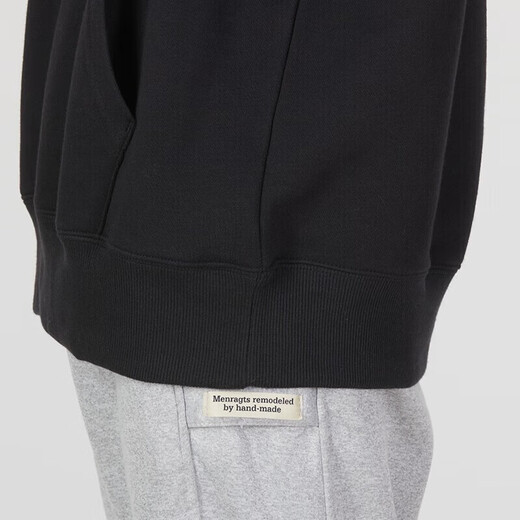 阿迪达斯 （adidas）卫衣男士2025春秋季新款运动服针织连帽上衣套头衫IC9759 IC9758黑色  2XL
