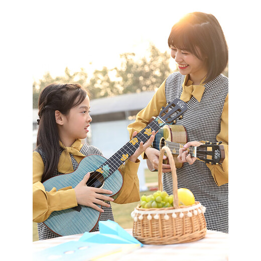 UKUuku尤克里里全单初学者小吉他26寸乌克丽丽ukulele叶知春夏秋冬 26英寸 叶知夏枫木全单圆角电箱