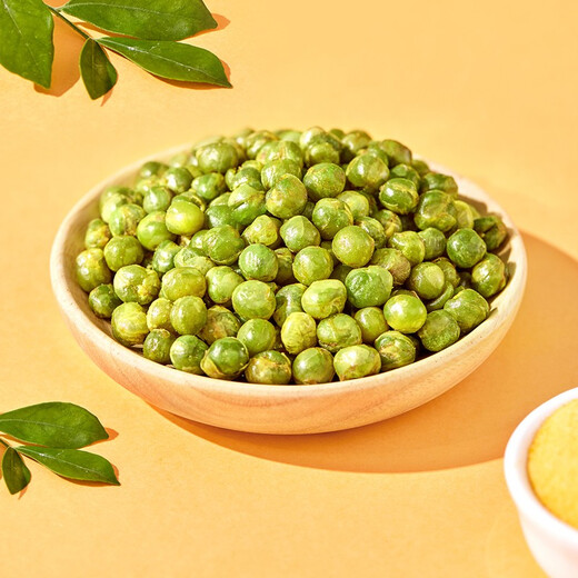 Ganyuan brand garlic flavored green peas, green beans, peas, nuts, roasted nuts, office snacks, specialty snacks, beans 285g