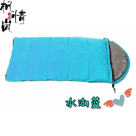 Hewu (HEWU) Hewu down sleeping bag outdoor thickened children's sleeping bag primary school students indoor lunch break outdoor camping autumn and winter goose down 18 degrees or so goose down 300 grams