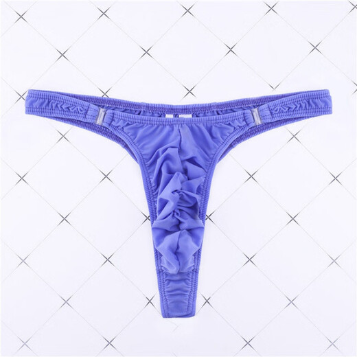 Sexy masculina tanga t-tousers de leche delgada seda transparente de cintura baja cómoda de cadera delgada sexy u convexa ropa interior de seda alternativa sexy sm rojo xl