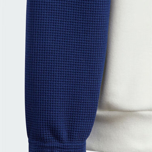阿迪达斯 （adidas）24冬青少年加绒圆领卫衣拼色保暖运动休闲套头衫 JI6189 5XL 备注：超出韩码范围