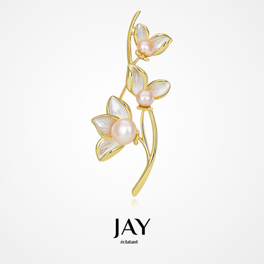 Jay pearl brooch, high-end female corsage pin suit, birthday gift for mother, mother-in-law and elders