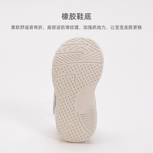 DAVE&BELLA Children's Sandals Girls Summer Baby Shoes Infant Toddler Shoes Kids Girls Toddler Beach Shoes White (Milk White) 20 (Shoe Inner Length 13.6cm)