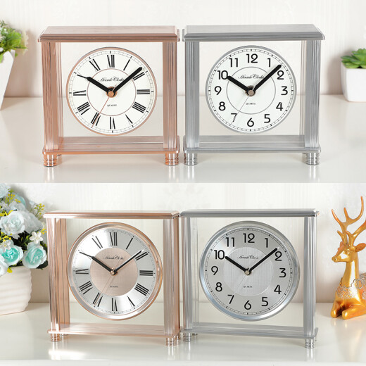 Hermle Uhren europäischer Stil moderner Kunst leichter Luxus dekoratives Quarzuhr Schlafzimmer Wohnzimmer Römisch Tischuhr Qt206-210001