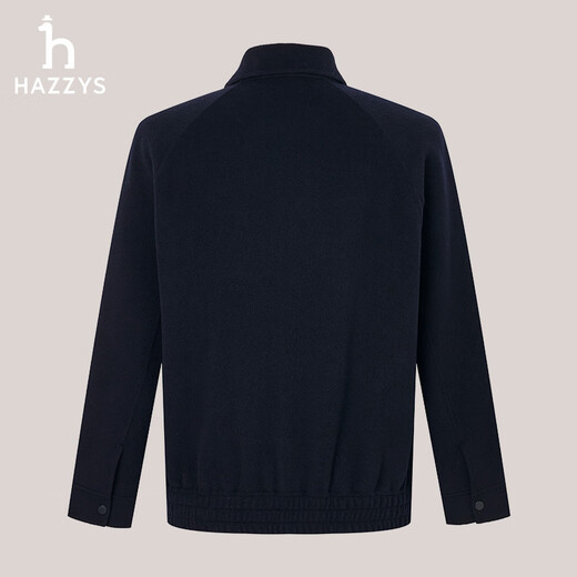 Hazzys Men's Winter Jacket Executive Jacket Style Business Veste en laine Men Asvzu0BDU29 Dark Blue DN L (175 / 96A 48)