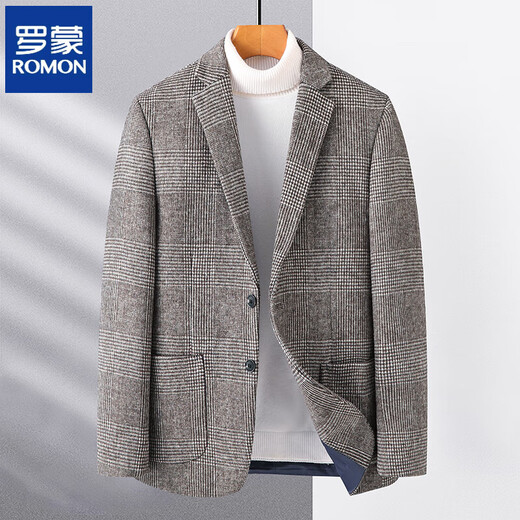 Romon Autumn and Winter Wool Suit Jacket Business Clothing Casual Clothing Versátil de mediana edad