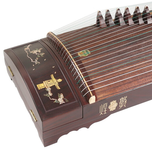 敦煌牌古筝698系列阔叶黄檀木演奏考级古筝上海民族乐器一厂 20698LC宫谜纸鸢 (全套配件)