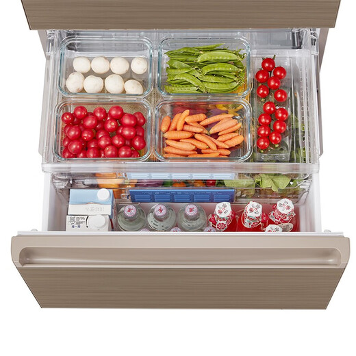 Panasonic (Panasonic) Japan imported refrigerator NR-F507HX 496L overhead compressor -3 micro-frozen fresh-keeping Nanoyi sterilization automatic ice making 496L quicksand gold originally imported from Japan