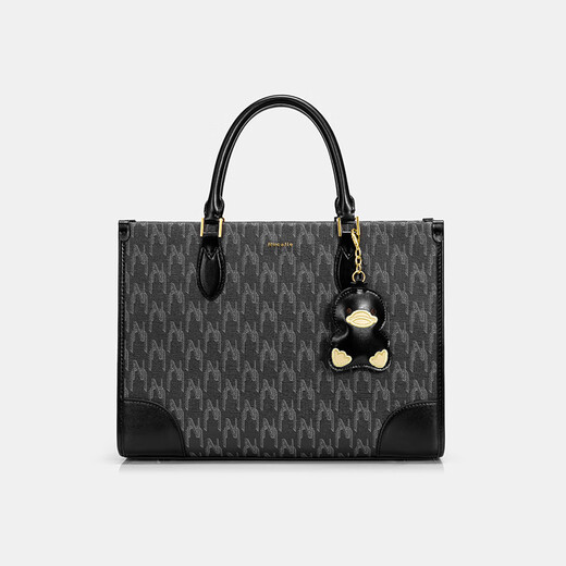 
NUCELLE Black Duck Tote Bag 2025 New Large Capacity Shoulder Bag Work Commuter Handbag Birthday Gift