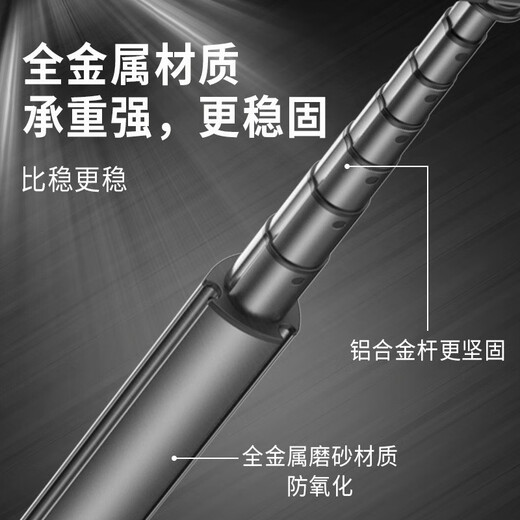COUDY Mobile selfie stick tripod 1.7 meters with Bluetooth remote control fill light live broadcast bracket floor-standing outdoor portable gimbal travel Douyin remote shooting video and photography 1.7 meters metal pole + single fill light + charging Bluetooth remote control + storage bag