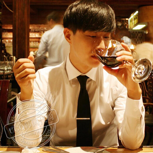 UGO CONTIUGO counter original 14K rose gold cufflinks men's light luxury business French shirt cuffs cuff nails advanced