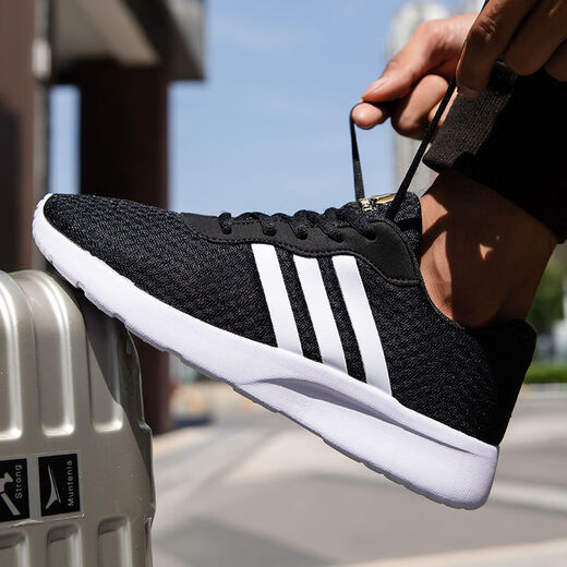 Nanyuqiu (nanyuqiu) primavera nuevos zapatos para hombres zapatos modernos zapatos de malla transpirable zapatos deportivos negros de gran tamaño zapatos de malla de malla 9888 rojo negro 46