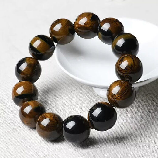 SNQP Burmese root amber bracelet, amber round beads, raw stone cave, beeswax demon flower bracelet, amber Buddha beads hand decoration for men and women, Burmese root amber bracelet 10mm