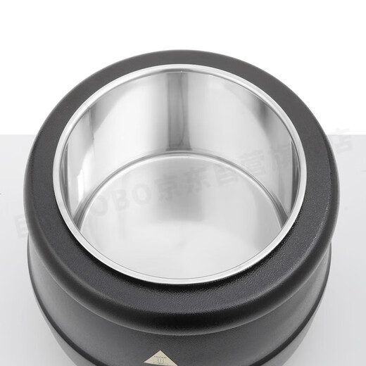 JOBO Electronic Warming Soup Pot 13L Electric Heating Soup Stove Insulated Pot Electronic Soup Pot Insulated Soup Pot Black Paint Model