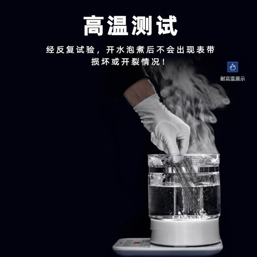 适配原装艾米龙表带男女真皮防水牛皮蝴蝶扣时光之翼明珠系列1421 无扣-棕带白线如需开口请联系客 20mm