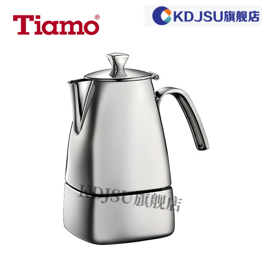OUOETY2023新款tiamo咖啡壶Tiamo 摩卡壶家用煮咖啡壶不锈钢咖啡壶 HA15 HA15776人份约 300ml