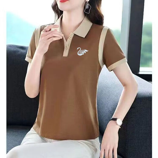 
Qiange Guangzhou Puning brand shirt women picking up the tail single big brand cutting label and removing cabinets in summer high-end versatile simple Po purple 6623 L (recommended 95-110 Jin [Jin equals 0.5 kg])