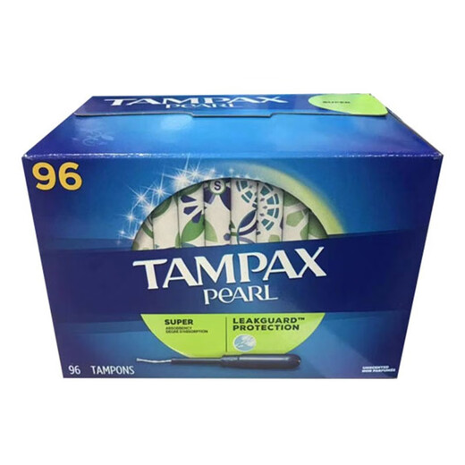 Tampax Canada Tampax Tampon Catheter Type, Type d'insert de serviette de tante non sensible à l'insertion de tante, super modèle non fluorescent 96