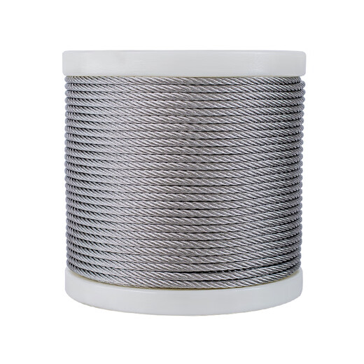 304 Edelstahldrahtseil, Dünnweichstahldrahtseil, Hubseil, Wäscheleine 1 1,5 2 3 4 5 6 8mm 304 Edelstahl 12mm719 Struktur 1 Meter