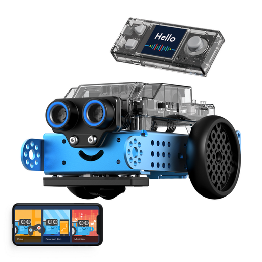 
MAKEBLOCK childlike product mBot2 children's programmable intelligent robot children's educational fun teaching aids Python Chuangke Artificial Intelligence Education Set Bluetooth Handle Children's Core Pat mbot2 Standard Edition (including Children's Core Pat)