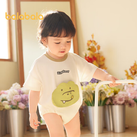 巴拉巴拉婴儿衣服新生儿包屁衣男2024夏装宝宝哈衣爬服女童萌208224124202