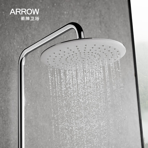 ArROW (ARROW) Bathroom Intelligent Constant Temperature Shower Set Hot and Cold Bathing Full Set Faucet Supercharged Top Spray Shower Set [Silver] Constant Temperature Shower AMG13SH848U2CP