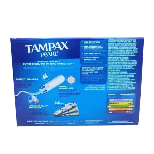 Tampax Canada Tampax Tampon Catheter Type, Type d'insert de serviette de tante non sensible à l'insertion de tante, super modèle non fluorescent 96