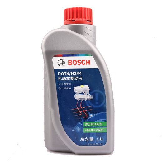 Bosch (BOSCH) DOT4 brake oil/brake fluid/clutch oil 1L universal one-liter car maintenance kit