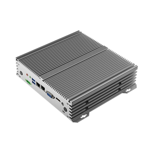 研勤工控机酷睿I5-4200U双网六串口6USB嵌入式工控机无风扇工控主机迷你工控机linux主机 I7-5500U 8G内存/256G固态硬盘