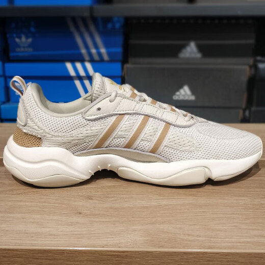 阿迪达斯 （adidas）三叶草男鞋女鞋夏季运动鞋网面透气跑步鞋复古老爹鞋休闲鞋JQ3927 JH7355/米白棕 42.5